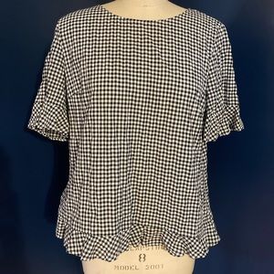 Talbots blouse in gingham.